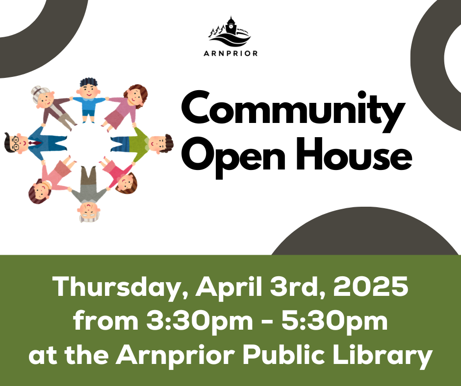 Age friendly community plan open house graphic.