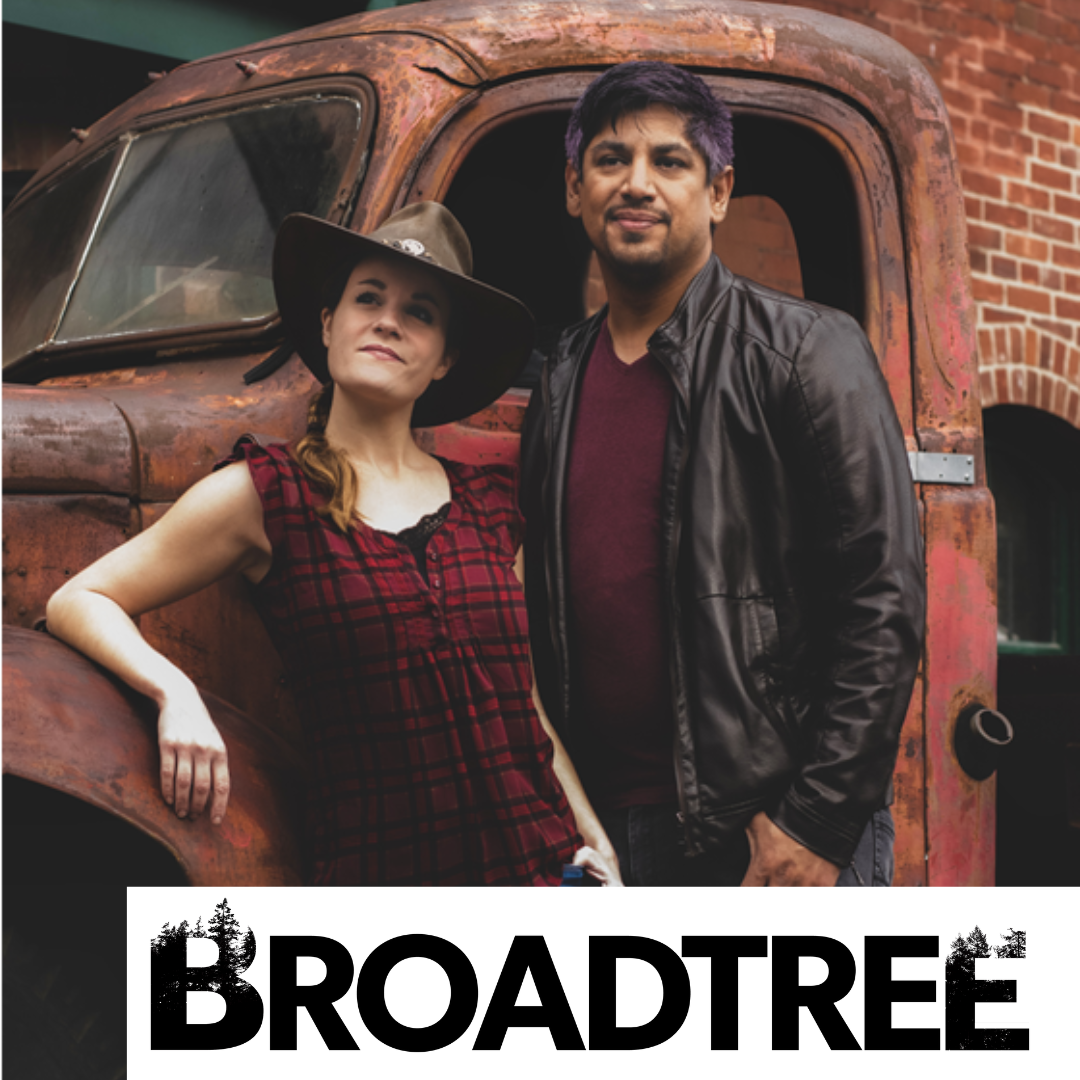 Two members of Broadtree posing together for a photo