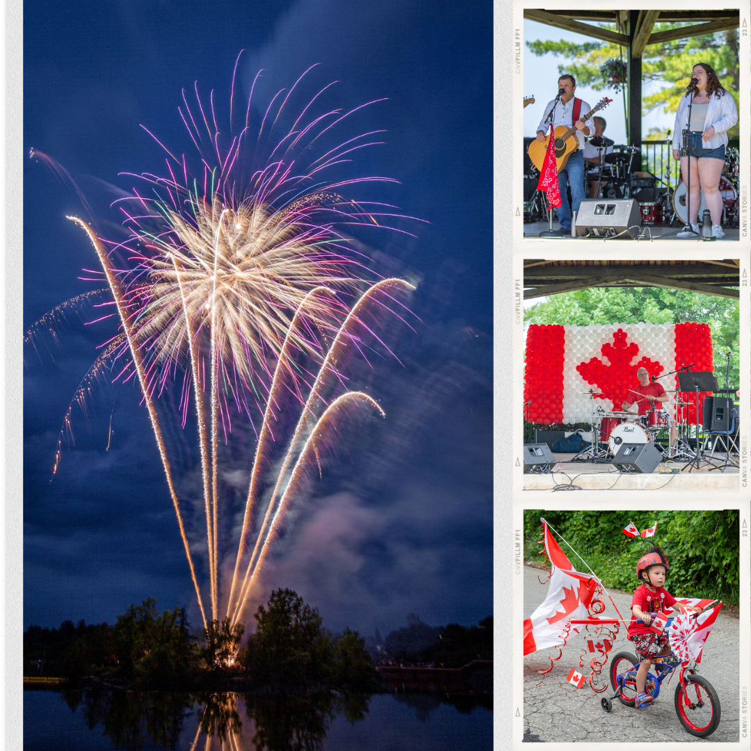 A collection of photos from Canada Day 2023