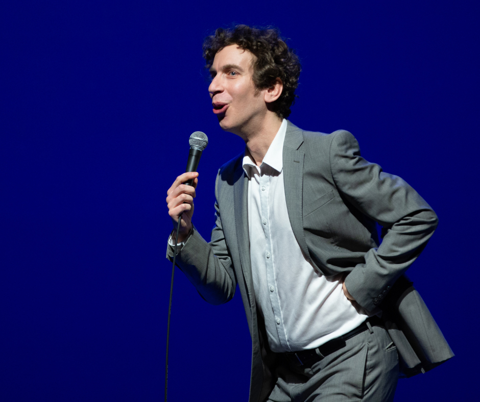 David Brennan performing on stage