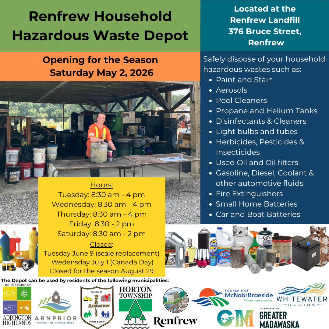 Renfrew Household Hazardous Waste Depot