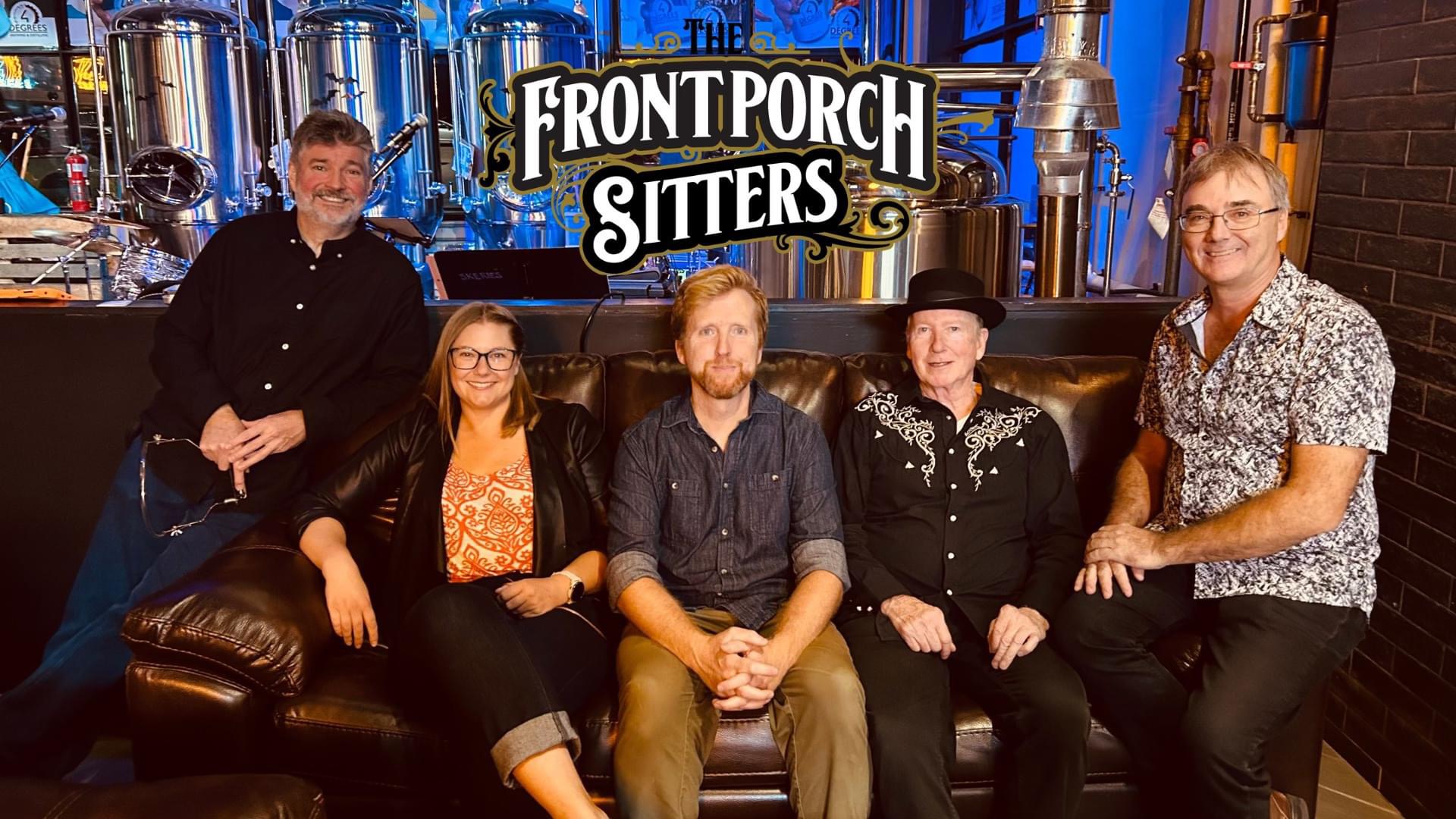 Members of The Front Porch Sitters posing for a photo