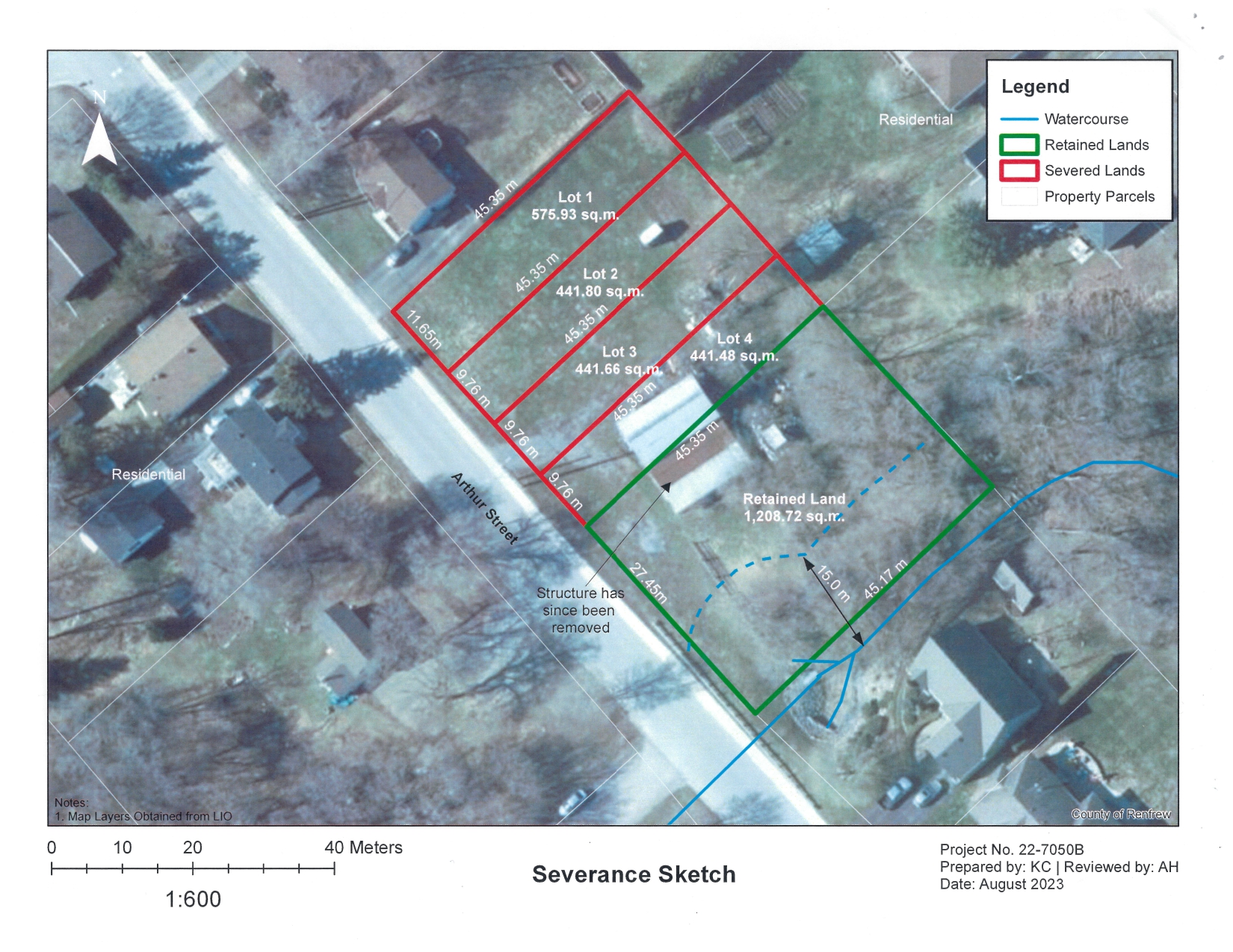 Key Plan for 0 Arthur Street 