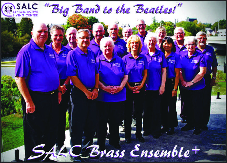 SALC Brass Ensemble posing for a photo