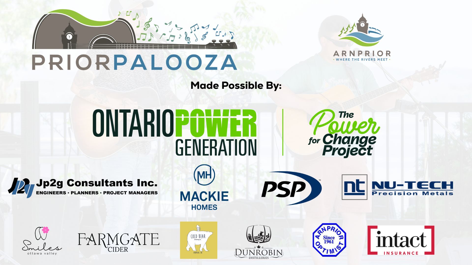 Sponsor logos listed