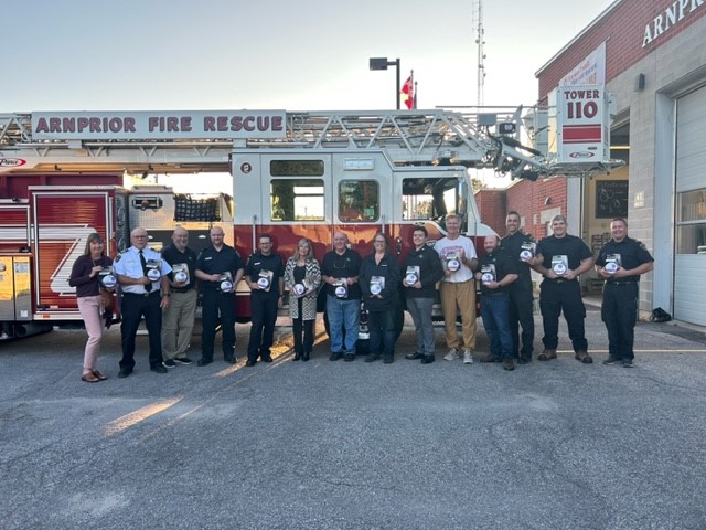 2023 Project Zero Announcement with Members of Council, Arnprior Fire Department and Enbridge Gas