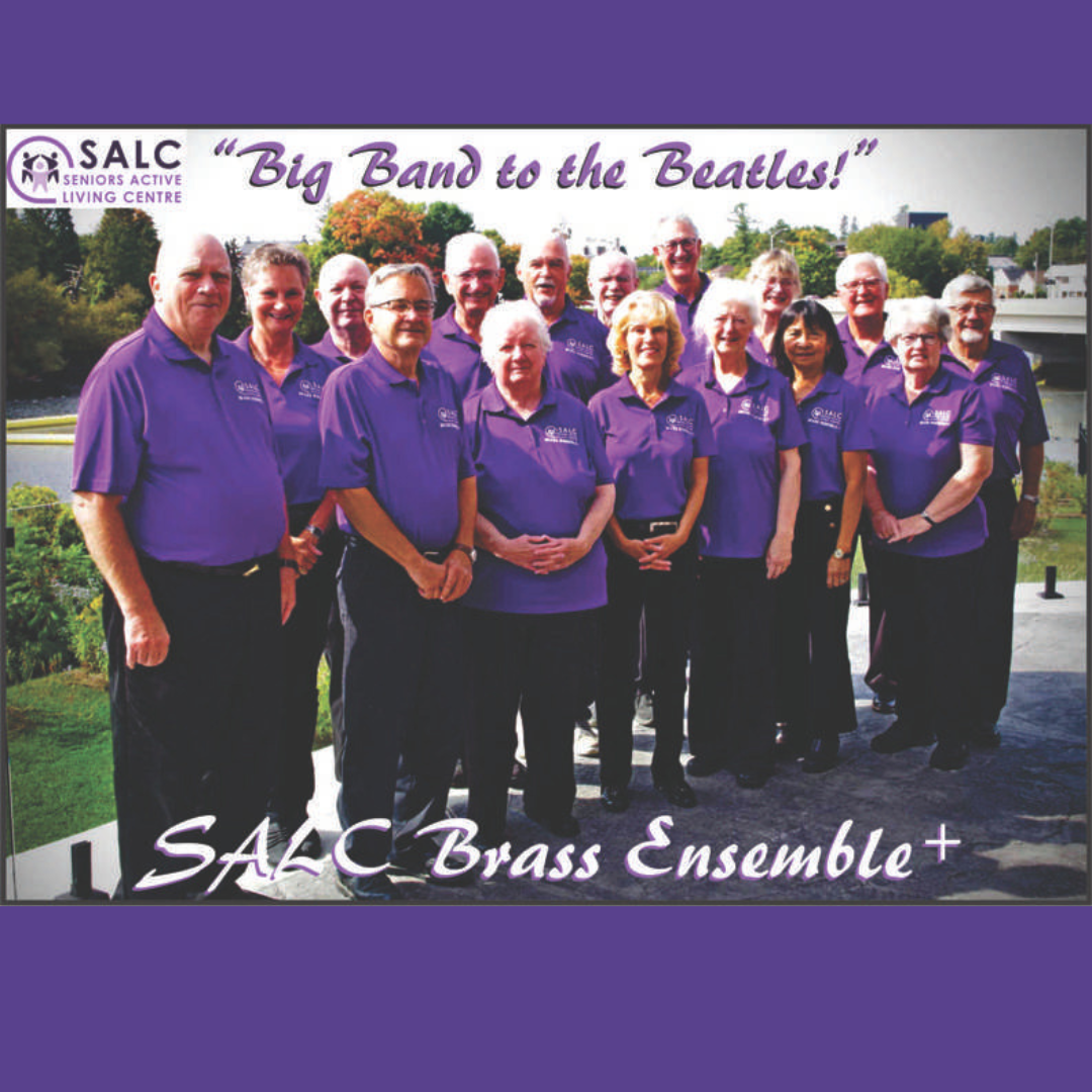 The SALC Brass Ensemble posing for a photo