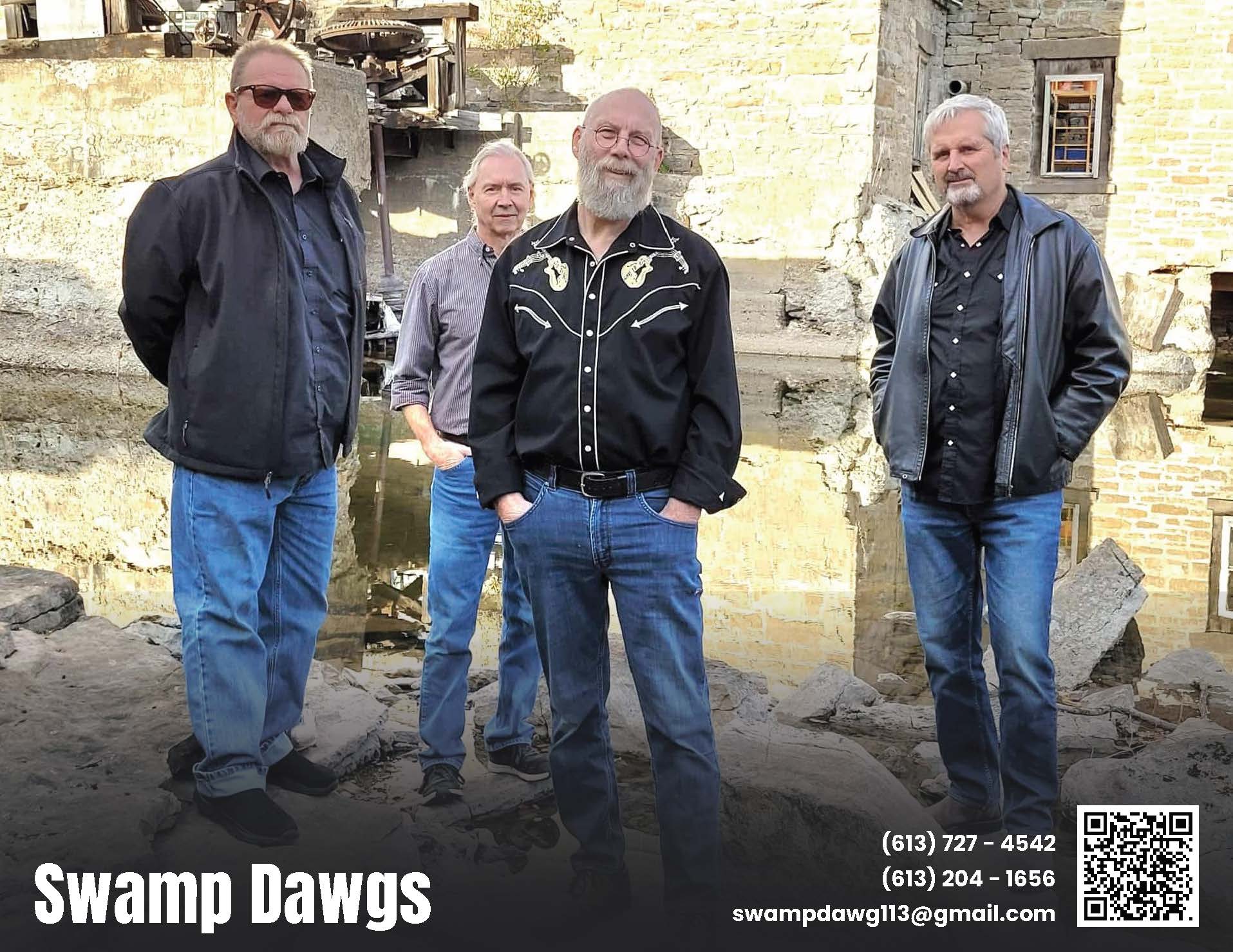 Swamp Dawgs posing for a photo