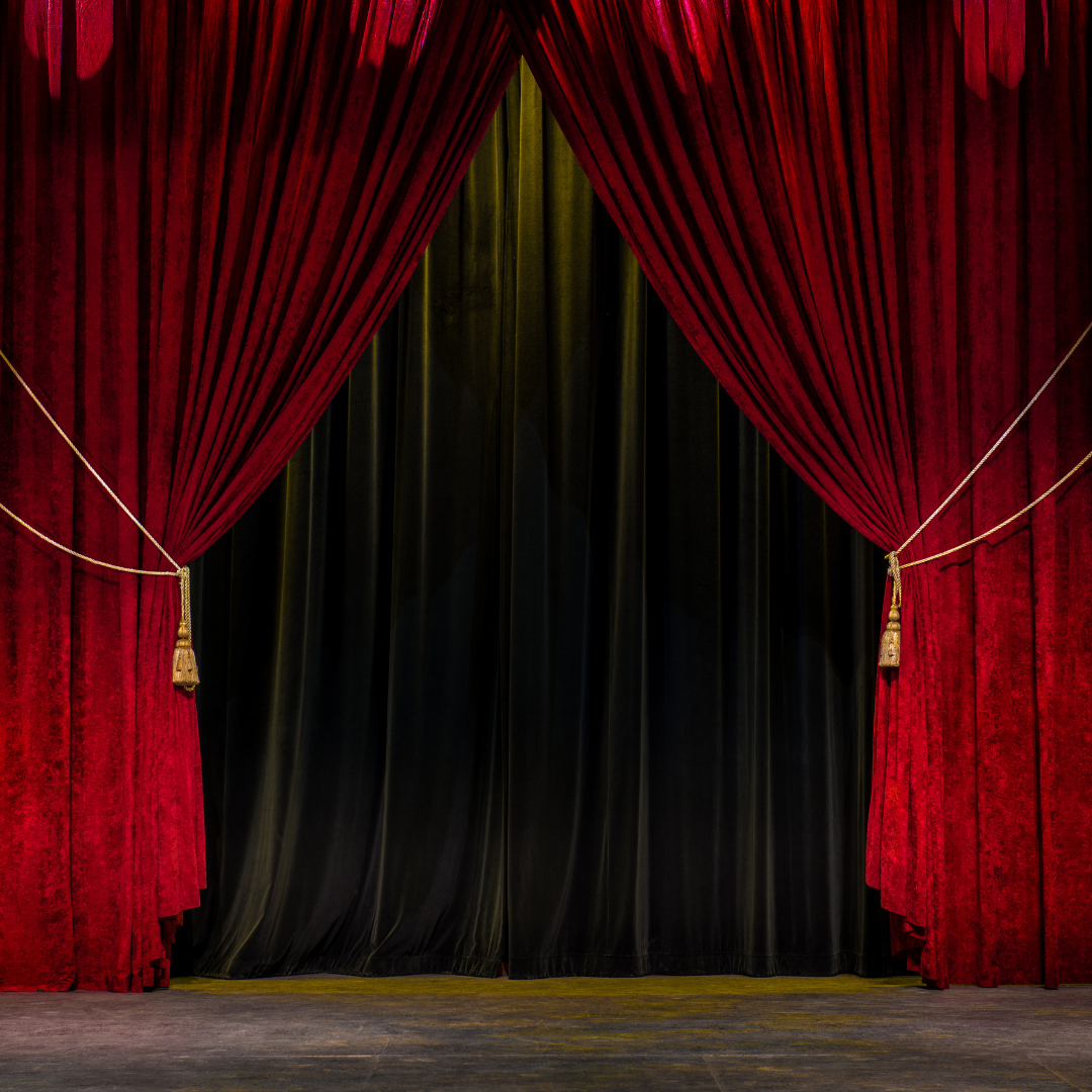 Curtains of a theatre