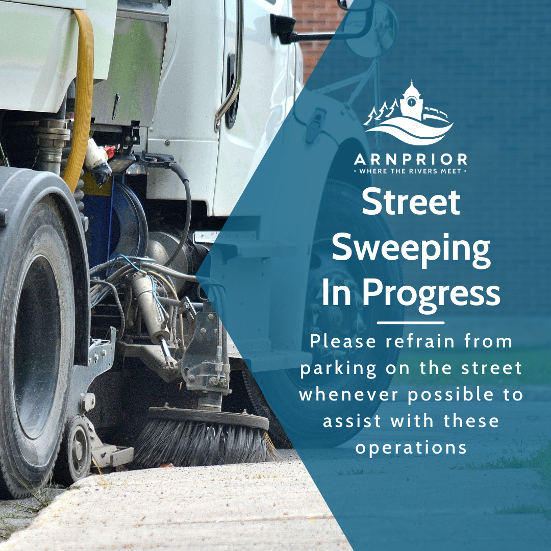 street sweeper cleaning road