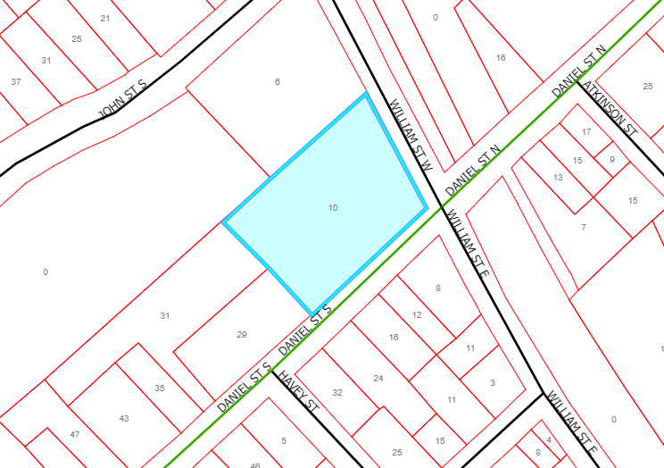 Key Plan for 10 William Street West