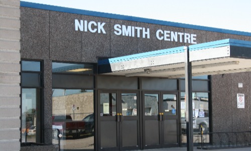 Front entrance to the Nick Smith Centre