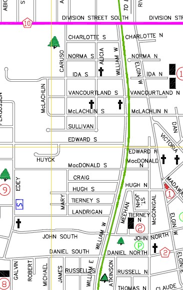 Map of Algonquin Trail/Ottawa Valley Recreation Trail