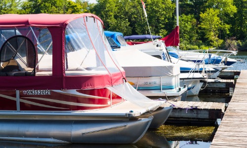 boats at the marina