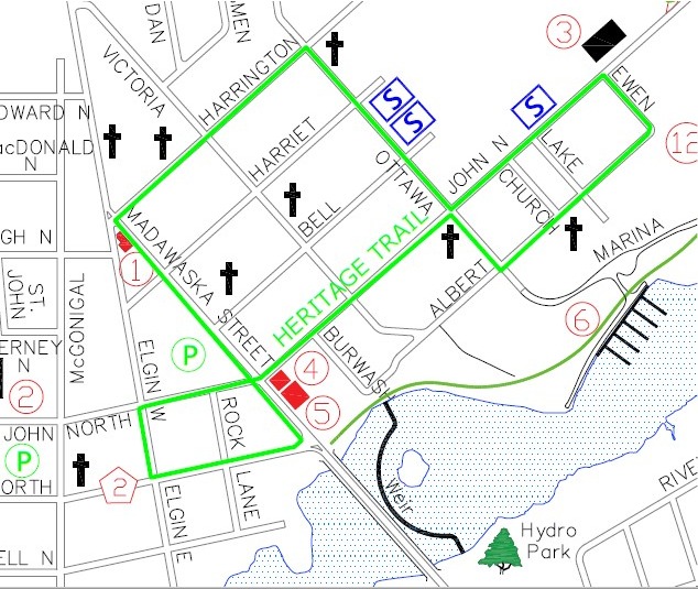 Map of Heritage Trail