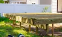 Someone building a deck