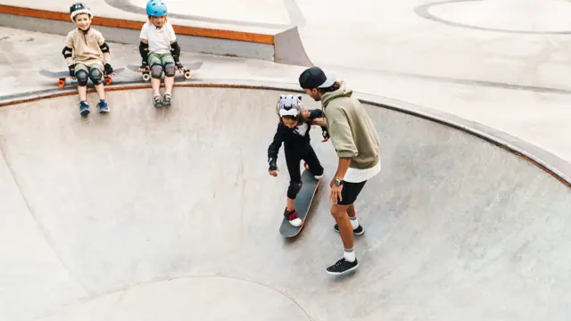 skateboarding