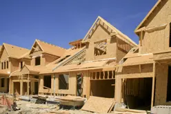 Houses being built
