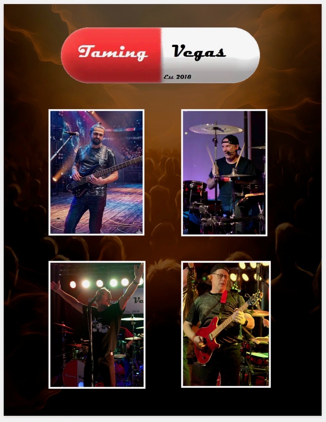 Members of Taming Vegas in song