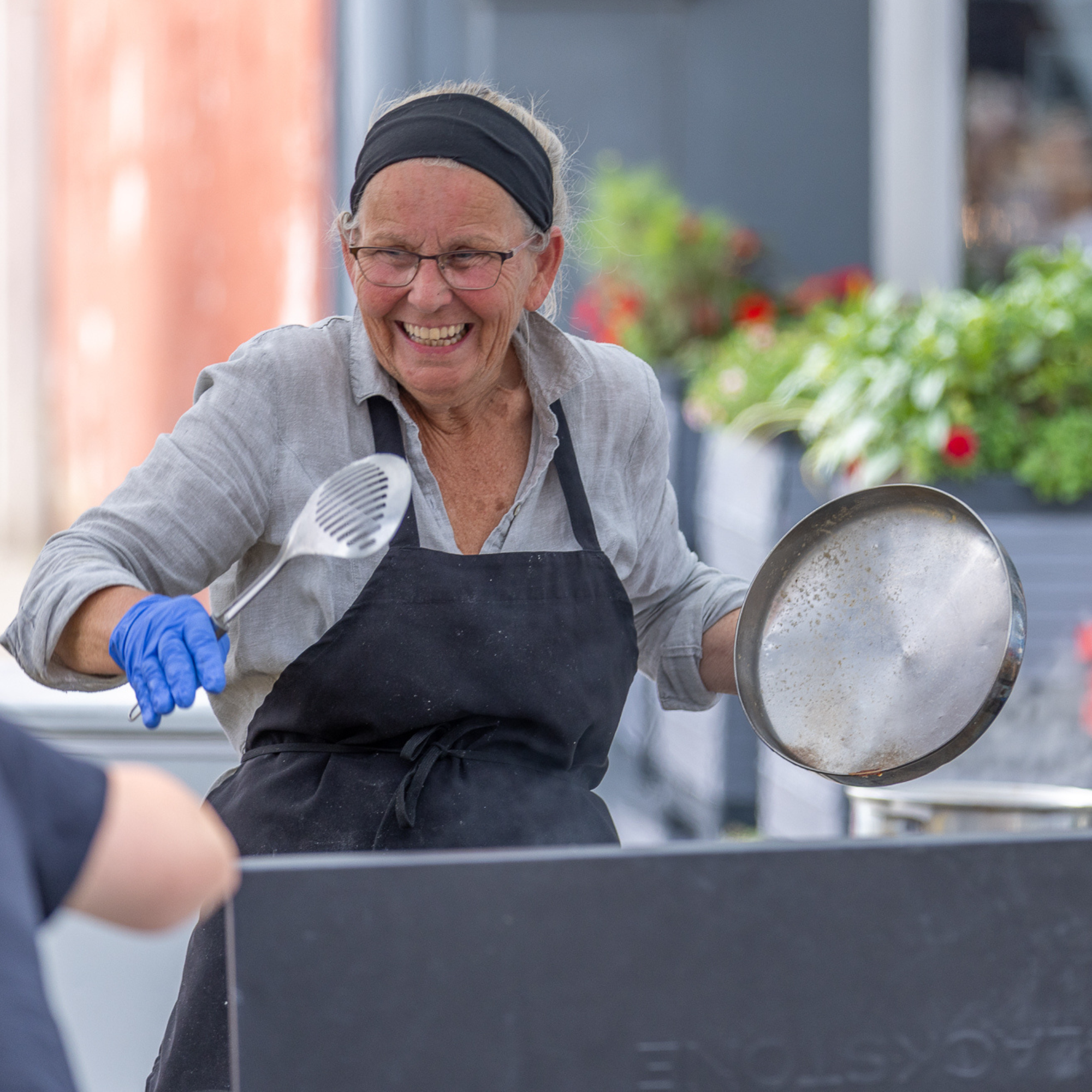 Food vendor on a street